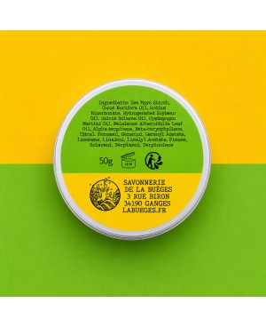Déodorant Sauge sclarée, Palmarosa & Tea tree