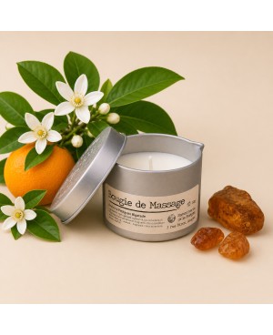 Bougie de massage bec verseur