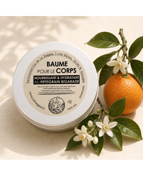 Baume fouettée nourrissant au beurre de kaité pour le corps