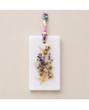 Cire parfumée ambre ou fleur d'oranger, cordon liberty
