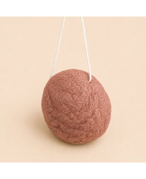 éponge konjac à l'argile rouge