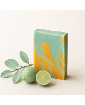savon à l'huile essentielle de citron vert