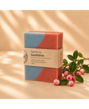 Savon à l'huile essentielle de Gaulthérie 100g