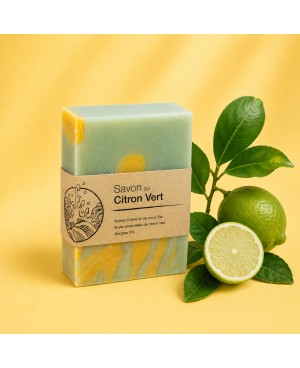Savon à l'huile essentielle de citron vert