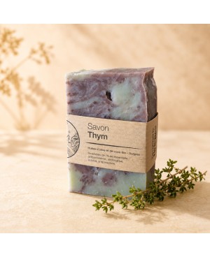 savon à l'huile essentielle de thym