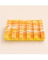 porte savon jesmonite orange