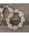 collier perles de savon au citron vert
