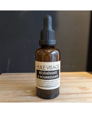 Huile visage régénérante et nourrissante