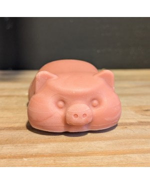 savon cochon rose