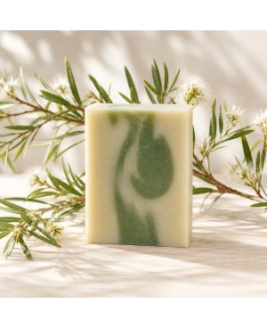 savon à l'huile essentielle de tea tree